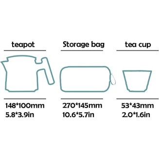 Tea Set/Tea Pot Set Chinese Traditional Ceramic Tea Sets Portable Travel Tea Set Classic Tea Sets Includes A Teapot with Handle 6 Tea Cups A Portable Travel Bag Chinese Set