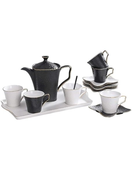 Tea Set/Tea Pot Set Ceramic Tea Set Household Coffee Cup Afternoon Tea Set Chinese Set (B) (1)