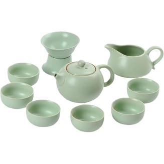 Tea Set Ceramic Teapot Kettle Ceramic Teacup Fish Chinese Tea Set Beverage