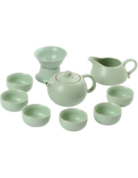 Tea Set Ceramic Teapot Kettle Ceramic Teacup Fish Chinese Tea Set Beverage