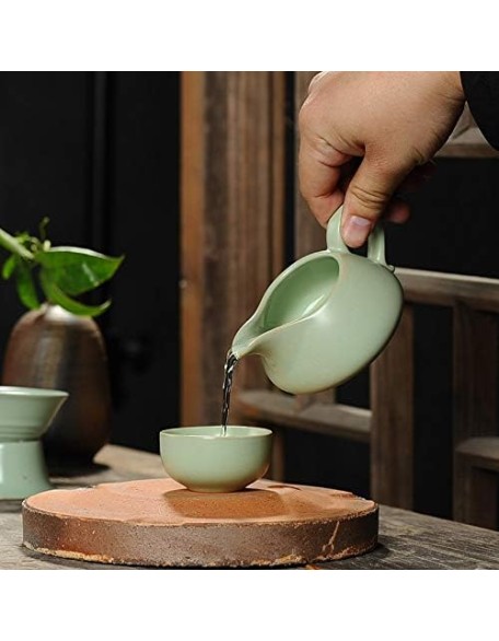 Tea Set Ceramic Teapot Kettle Ceramic Teacup Fish Chinese Tea Set Beverage