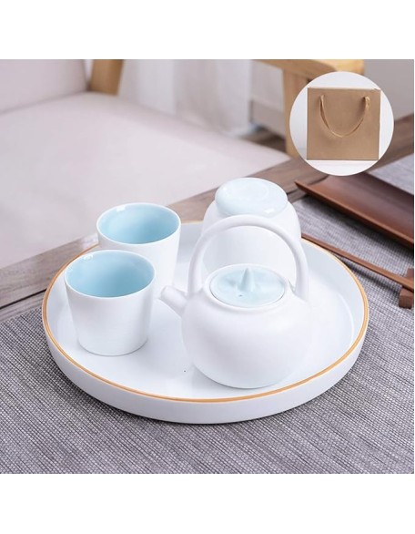 Tea Set Ceramic Glaze Teapot Teacup Gaiwan Porcelain Teaset Kettles Teaware Sets Drinkware Tea Ceremony