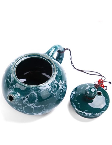 Chinese Kung Fu Tea Set Ceramic Portable Teapot Set Outdoor Travel Gaiwan Tea Cups Teaware Set All in One Porcelain Chinese Gongfu Tea Set Gift