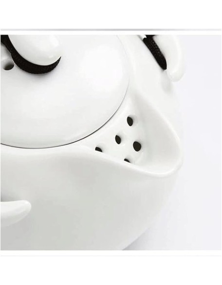 Tea Set, Chinese Tea Set Kung Fu Tea Set Ceramic Portable Teapot Porcelain Teaset Gaiwan Tea Cups of Tea Ceremony Tea Tool (White 22 * 14 * 9cm) (Green 22 * 14 * 9c
