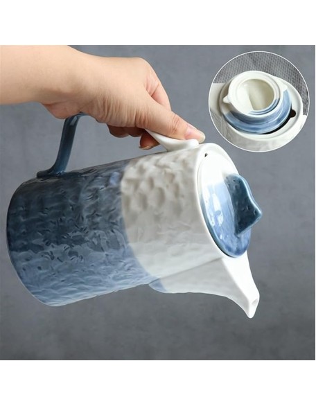 Tea Sets Ceramic Kettle Set Household Heat-Resistant Tea Cup Set Living Room Cold Kettle Tea Set Water Cup Teapot Set
