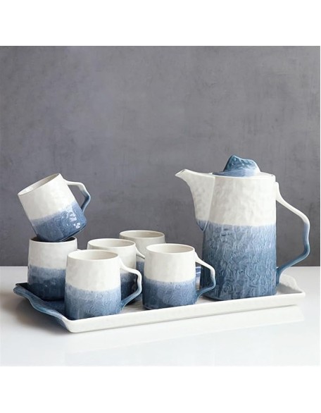 Tea Sets Ceramic Kettle Set Household Heat-Resistant Tea Cup Set Living Room Cold Kettle Tea Set Water Cup Teapot Set