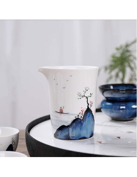 Tea Set Coffee Cup Set Tea Cup Set 10 Pieces Ceramic Tea Set Simple Exquisite Teapot Kettles Tea Cup Chinese Tea Set Chinese Teaware Set，10 Pieces