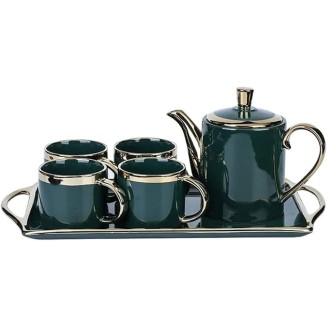 Tea Set Coffee Cup Set Tea Cup Set 6pcs Ceramic Coffee Tea Set Nordic Phnom Penh 4 Cup Water Ware Decoration Teacup Set