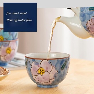 Tea Set, Tea Set Tea Set Tea Cup Set Style teapot Teacup with Strainer, Home Afternoon Tea Ceramic Tea Set