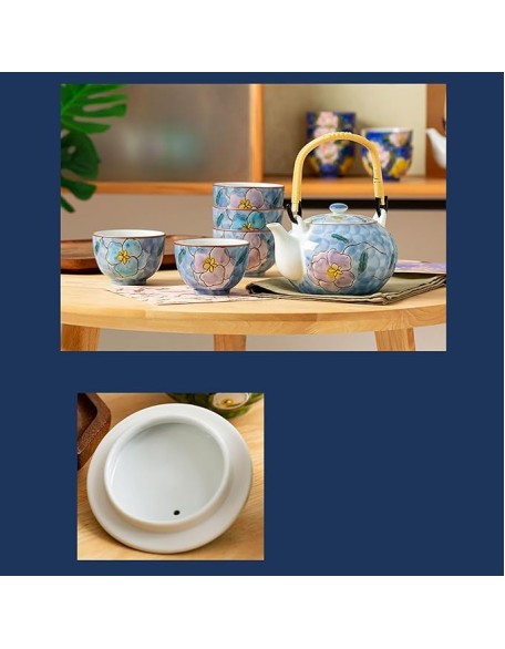 Tea Set, Tea Set Tea Set Tea Cup Set Style teapot Teacup with Strainer, Home Afternoon Tea Ceramic Tea Set