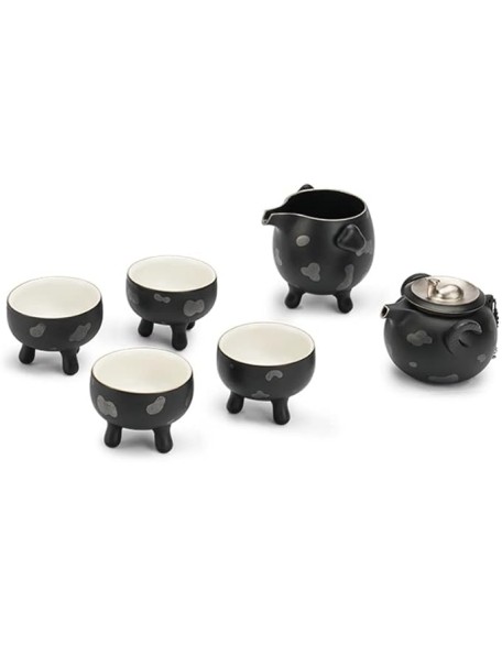 Tea Set, Kung fu Tea Set Tea Cup Set Ceramic Filter Tea Set Tea Set Home Office Box