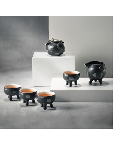 Tea Set, Kung fu Tea Set Tea Cup Set Ceramic Filter Tea Set Tea Set Home Office Box