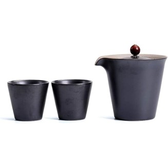Tea Set Coffee Cup Set Tea Cup Set Chinese Tea Set Portable Teapot Ceramic Tea Pot 2 Tea Cup Suitable for Travel Teapot Set Teacup Set