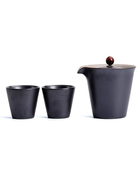Tea Set Coffee Cup Set Tea Cup Set Chinese Tea Set Portable Teapot Ceramic Tea Pot 2 Tea Cup Suitable for Travel Teapot Set Teacup Set