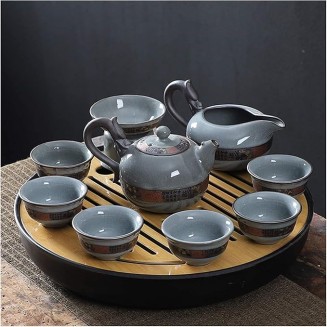 Universal Tea Set, Tea Set Kung Fu Tea Set Set Chinese Travel Kung Fu Tea Set Ceramic Portable Tea Cup Porcelain lidded Bowl Tea Cup Tea Ceremony
