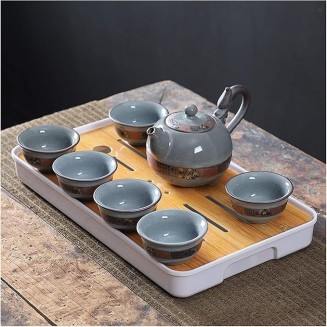 Universal Tea Set, Tea Set Kung Fu Tea Set Set Chinese Travel Kung Fu Tea Set Ceramic Portable Tea Cup Porcelain lidded Bowl Tea Cup Tea Ceremony