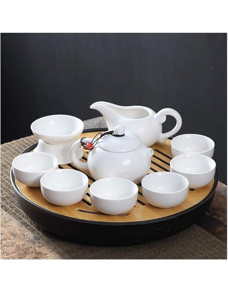 Universal Tea Set, Tea Set Kung Fu Tea Set Set Chinese Travel Kung Fu Tea Set Ceramic Portable Tea Cup Porcelain lidded Bowl Tea Cup Tea Ceremony