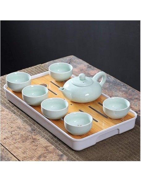 Universal Tea Set, Tea Set Kung Fu Tea Set Set Chinese Travel Kung Fu Tea Set Ceramic Portable Tea Cup Porcelain lidded Bowl Tea Cup Tea Ceremony