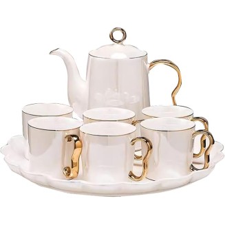 Tea Set Tea Set Tea Set Tea Cup Set European Tea Set Home Ceramic Nordic Water Teapot