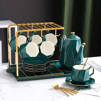 Tea Set Nordic Ceramic Tea Cup Pot Teapot Set Cafe Mug Teaware Coffee Cup Teacup