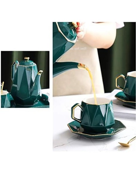 Tea Set Nordic Ceramic Tea Cup Pot Teapot Set Cafe Mug Teaware Coffee Cup Teacup