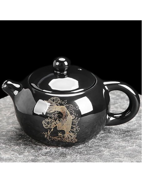 Tea Set Tea Set Tea Set Tea Cup setOffice Reception Teapot Ceramic Side Handle Kung Fu Tea Set
