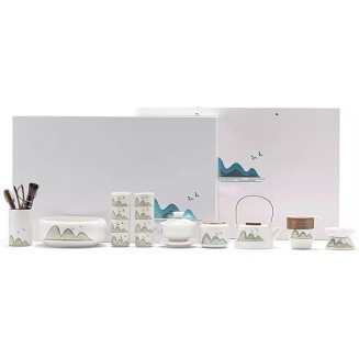 Tea Set Tea Set Tea Set Tea Cup setSimple Ceramic Tea Set Teapot Teacup Gift Box Set