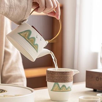 Tea Set Tea Set Tea Set Tea Cup setSimple Ceramic Tea Set Teapot Teacup Gift Box Set
