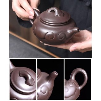 Tea Set, Chinese Tea Set Teapot Set Gongfu Tea Set Tea Pot Set Ceramic Gongfutea Pot Cup Set Tea Set Service Pot Cups for Tea Ceremony Party Home Office Decor,C
