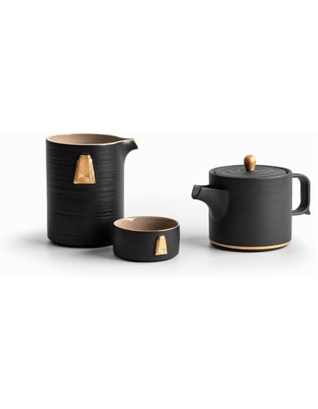 Tea Set, Chinese Tea Set Gongfu Tea Set Travel Tea Set Tea Set Chinese Ceramic Kung Fu Tea Set with Tea Tray and Small Tea Tools