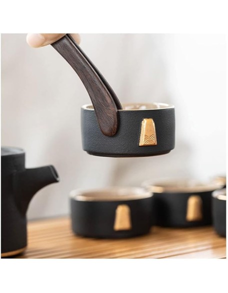 Tea Set, Chinese Tea Set Gongfu Tea Set Travel Tea Set Tea Set Chinese Ceramic Kung Fu Tea Set with Tea Tray and Small Tea Tools