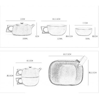 Tea Set Coffee Cup Set Tea Cup Set Ceramic Tea Cup Set Chinese Tea Travel Tea Set Portable Teapot Tea Set Tea Cups of Tea Ceremony Teapot Set