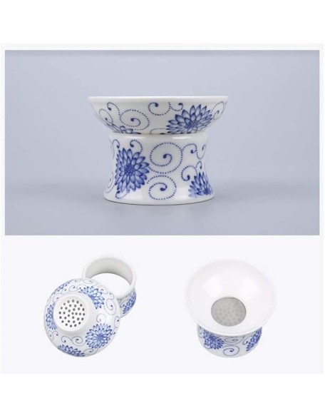 Tea Set Tea Service Chinese Tea Set Ceramic Tea Cup Set 9 Pieces Teapot Cup Set, Can Be Used for Family Afternoon Tea Tea Set for Adults