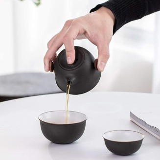 Tea Set Coffee Cup Set Tea Cup Set Portable Travel Ceramics Tea Set Chinese Handmade Teapot Sets Good Business Gifts