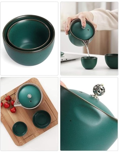 Tea Set Coffee Cup Set Tea Cup Set Portable Ceramics Tea Set Travel Teapot Sets Chinese Handmade Teapot Teapot Set Teacup Set Tea Pot Set