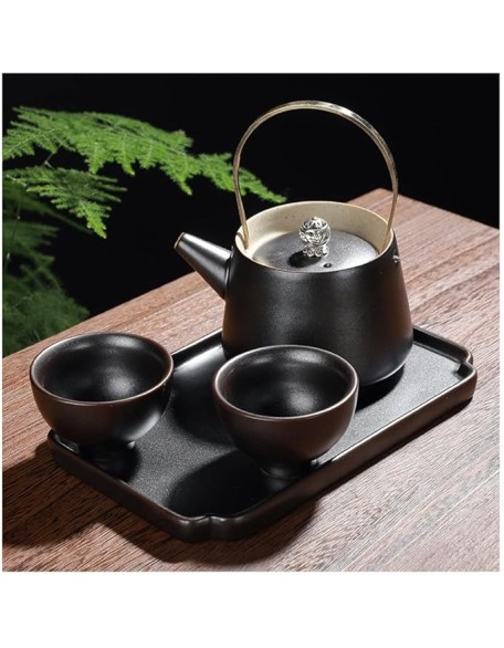 Tea Set Tea Service 4 Pieces European Ceramic Tea Cup Set Coffee Cup Set Ceramic Travel Teapot Set Chinese Teapot Tea Set for Adults