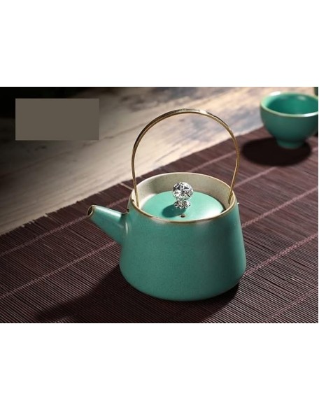 Tea Set Tea Service 4 Pieces European Ceramic Tea Cup Set Coffee Cup Set Ceramic Travel Teapot Set Chinese Teapot Tea Set for Adults