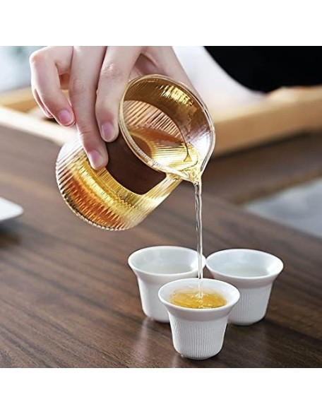 Ceramic Teacup Set Travel Tea Set Ceramic Portable Teaware Sets with Carring Cases Teapot with Small Glass Filter Flower Teawares fee Set Tea fee Pot Teapots,