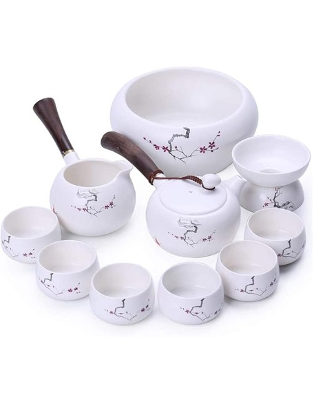 Universal Tea Set teapot Coffee Pot Tea Set Home Office Simple Tea Set Ceramic teapot Teacup Set Gift Box