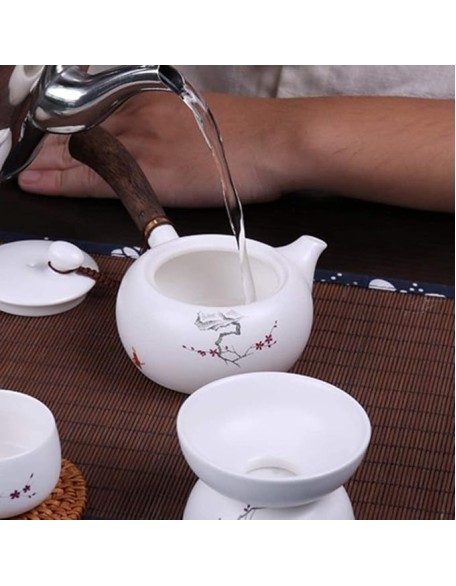Universal Tea Set teapot Coffee Pot Tea Set Home Office Simple Tea Set Ceramic teapot Teacup Set Gift Box