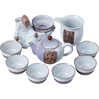 Universal Tea Set Tea Set Household kung fu Tea Cup Simple Modern Ceramic teapot Full Set of 6 Cups