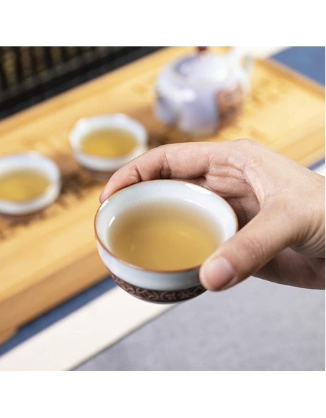 Universal Tea Set Tea Set Household kung fu Tea Cup Simple Modern Ceramic teapot Full Set of 6 Cups