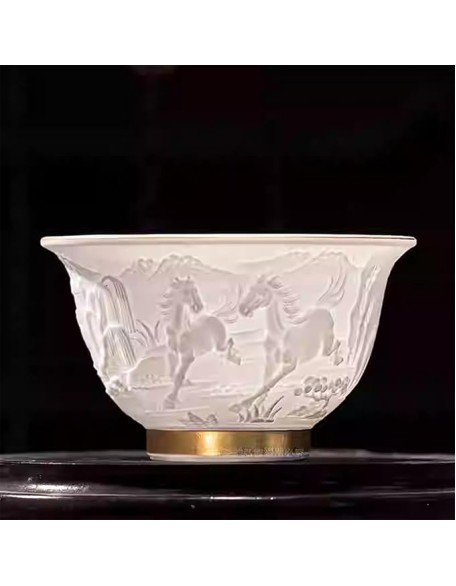 Chinese Zodiac Tea Cups - Ceramic Tea Cups for Hot and Cold Drinks - Housewarming Gift Japanese Tea Set - Coffee Mug No Handle B