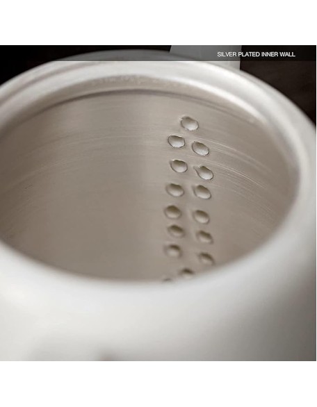 Porcelain Tea Set, Chinese Tea Set, Ceramic Teapot, Tea Canister, 6 Tea Cups, for Home Outdoor High-end Gift Box with Lid